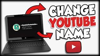 How To Change YouTube Channel Names