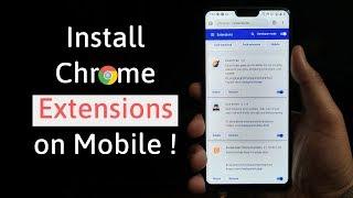 How to Install Google Chrome Extensions on Phone (Hindi) 