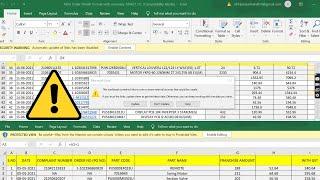 How to Fix Microsoft Excel Security Message || Excel Trust Center Setting || Fix Security Links