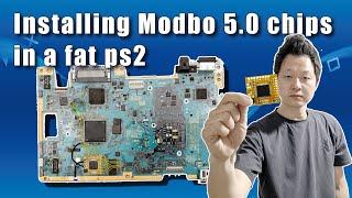 Installing the Modbo 5.0 chip in a fat PS2