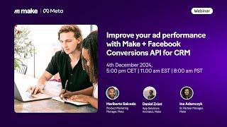 Improve your ad performance with Make + Facebook Conversions API for CRM