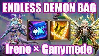 Endless Demon Bag Combo Irene × Ganymede Debut【Summoners War RTA】