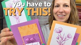 Card Making A Whole New Way - 16 Cards in 30 Minutes!