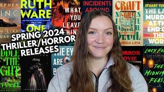 Most Anticipated Mystery/Thriller/Horror Book Releases (SPRING 2024)