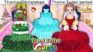 Doing CHRISMAS TRENDSETTER DRESSES For Themes in DRESS to IMPRESS...!!! Roblox