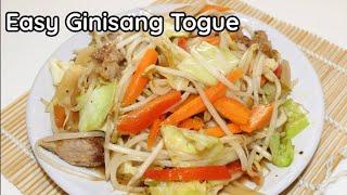 Ginisang Togue Recipe | Sauteed Mung Bean Sprouts