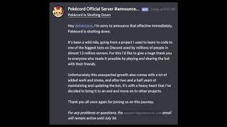 PokeCord Is Shutting Down.. Here’s Why.
