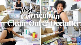 HOMESCHOOL CURRICULUM DECLUTTER and ORGANIZATION// HOMESCHOOL RECORD- KEEPING for END OF THE YEAR