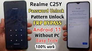 realme C25y Password Unlock | realme c25y frp bypass 2024 Android 11 Without Pc | pattern unlock