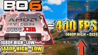 RYZEN 7 9800X3D + 4090 Is insane! 400FPS On Default Warzone/Multiplayer  1440P + 1080P TEST! BO6 