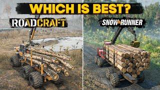 RoadCraft vs SnowRunner Which is Best? Direct Comparison All You Need to Know