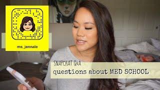 Medical School Snapchat Q&A | Jenny Le