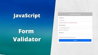 JavaScript Form Validation | Full Tutorial