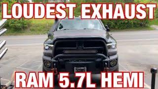 Top 5 LOUDEST Exhaust Set Ups for RAM 5.7L HEMI!