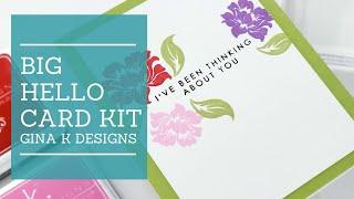 Big Hello Card Kit from Gina K Designs