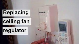 Project: Replacing the ceiling fan regulator