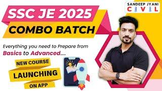 NEW COURSES starting from 21 JUNE | CIVIL ENGINEERING COMBO BATCH 2025 #sandeepjyani