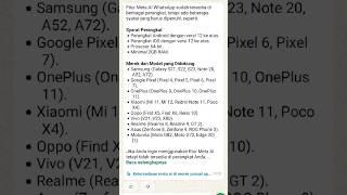 Mengapa Fitur Meta AI WhatsApp Belum Ada Di Ponsel Android#metaaiwhatsapp #aiwhatsapp