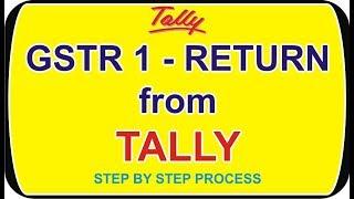 Live Demo - How to File GSTR1 from Tally ERP 9 | टैली ERP9 से जीएसटीआर 1 कैसे Filed करें !