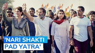 Priyanka Gandhi's Daughter Miraya Joins Congress' Bharat Jodo Yatra In Rajasthan