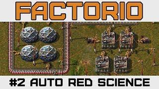 Let's Play Factorio - Red Science Pack Automation Version 0.15 - Ep 2