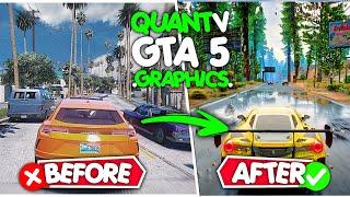 How To Install Graphics Mod In GTA 5 | QuantV Graphics Mod | Low End PC [ Working In 4 GB RAM ]