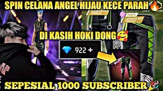 SPIN CELANA ANGEL HIJAU TRRBARU!! || CARA HOKI SPIN CELANA ANGEL HIJAU - FREE FIRE