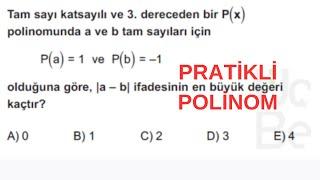 PRATİKLİ POLİNOM SORUSU | 345 YAYINLARI