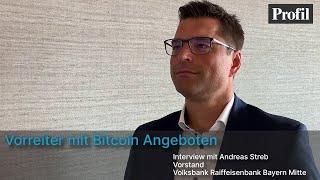 Bitcoin sparen, anlegen und verwahren: Interview zum neuen Angebot der VR-Bank Bayern Mitte