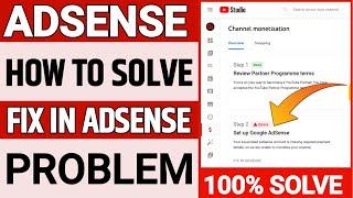 How to solve fix in adsense your associated adsense account is missing required payment details