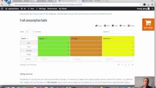 How to color and style columns in WordPress Tables - wpDataTables plugin