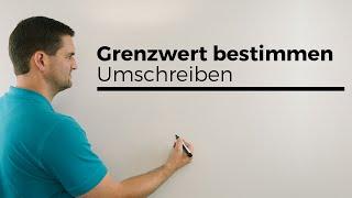 Grenzwert bestimmen, Umschreiben, Bruch, Folgen, Beispiel, limes | Mathe by Daniel Jung