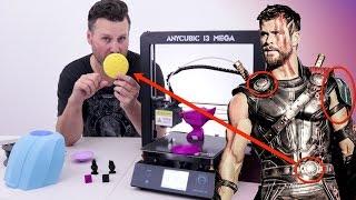 Thor Ragnarok Cosplay Build - Part 2: 3D Printed Parts - Anycubic i3 Mega Initial Impressions