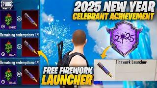 2025 New Year Celebrant Achievement PUBG Mobile | Use The Firework Launcher | PUBGM / BGMI