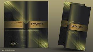 Design a Brochure Cover With Elegant Style In Photoshop