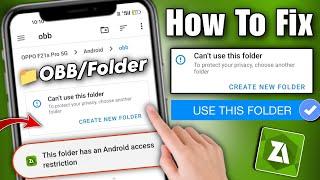 how to fix can't use this folder 2024 | can't use this folder to protect your privacy fix, zarchiver