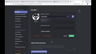 como cambiar el nombre y foto de perfil de discord