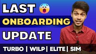 No more onboarding ?  | Last onboarding update 2022 | Elite WILP SIM TURBO | Rishav hacx