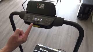 Ksports 3 in 1 treadmill E-7 Error Code