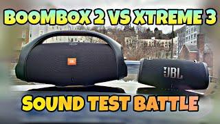 JBL XTREME 3 VS JBL BOOMBOX 2 (SOUND TEST BATTLE)