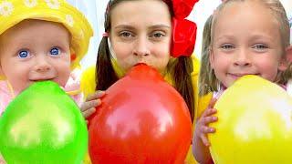 Balloons song + More Nursery Rhymes & Kids Songs | Maya and Mary