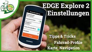Garmin EDGE Explore 2  Einstellungen verständlich erklärt  Tipps & Tricks für Navigation & Profile