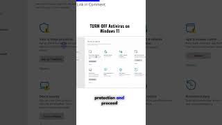 TURN-OFF Antivirus on Windows 11