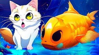 GOLDEN FISH AND DUNKAN THE ARMADILLO ► Cat Goes Fishing |13|