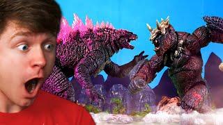 Reacting to EVOLVED GODZILLA vs BATTLE BEAST!