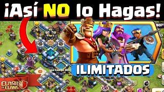 5 Cosas Que NO DEBES HACER  en CLASH OF CLANS con el Evento de mejorar los héroes ilimitados