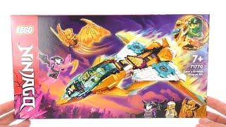 LEGO Ninjago Crystalized Set 71770 - Zanes Golddrachen-Jet aus dem Jahr 2022 / Review deutsch