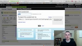 How to create subdomains in Godaddy!