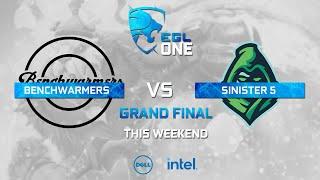 EGL One Dota 2 Season 3 - Benchwarmers VS Sinister 5 GRAND FINAL