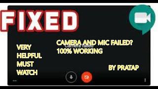 //FIXING CAMERA AND MICROPHONE BLOCKED IN GOOGLE MEET // BY PRATAP//